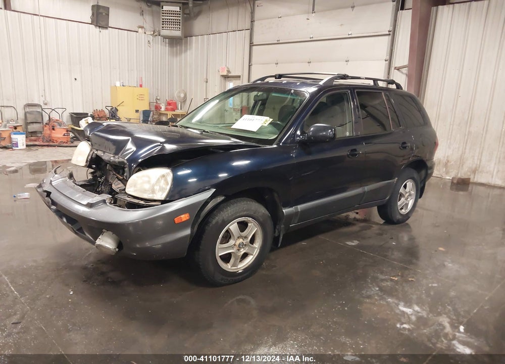 2004 HYUNDAI SANTA FE GLS VIN: KM8SC73D64U852113