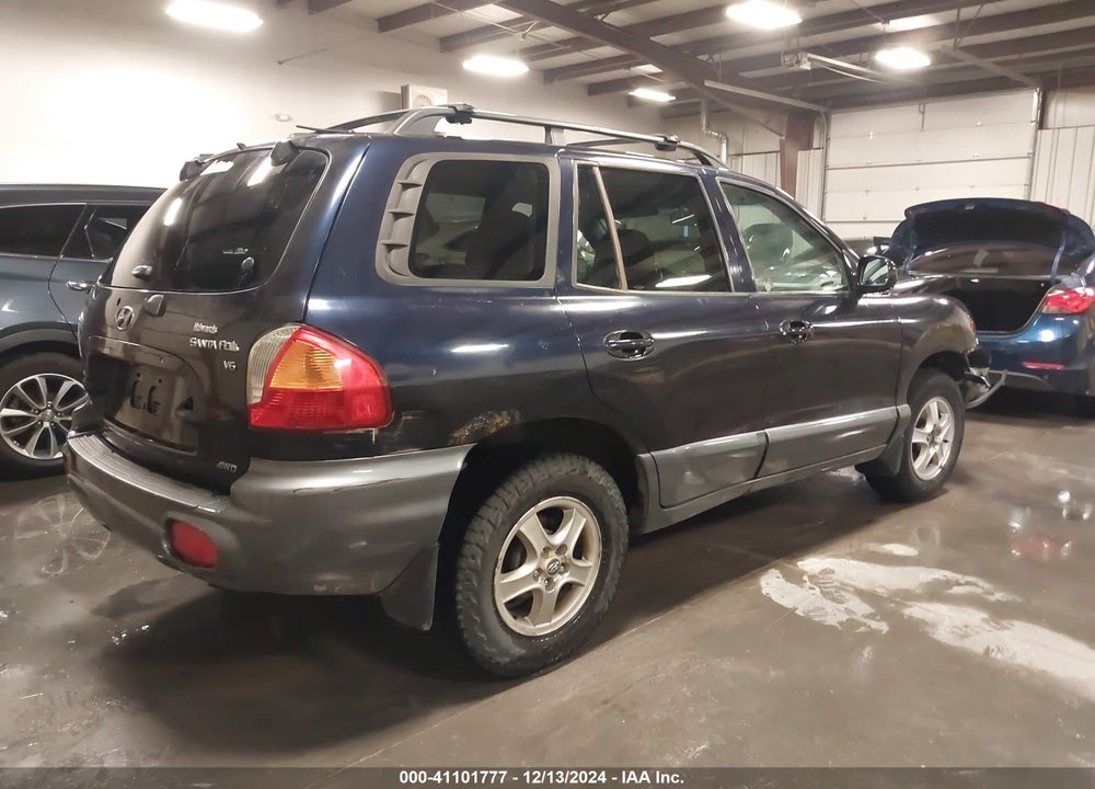 2004 HYUNDAI SANTA FE GLS VIN: KM8SC73D64U852113