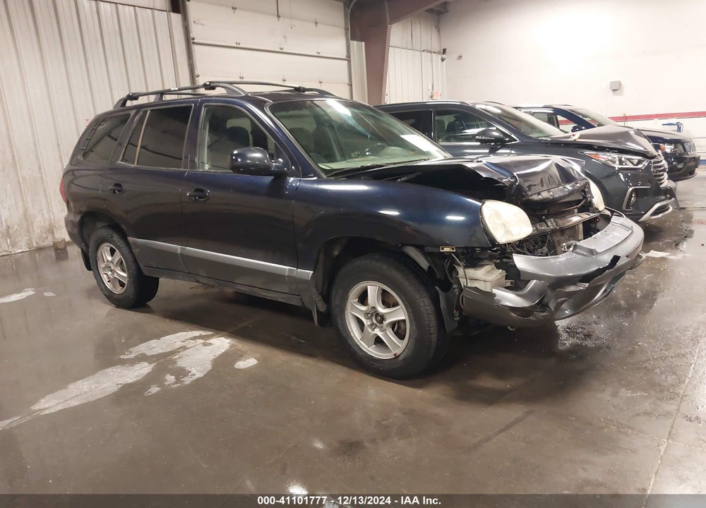 2004 HYUNDAI SANTA FE GLS VIN: KM8SC73D64U852113