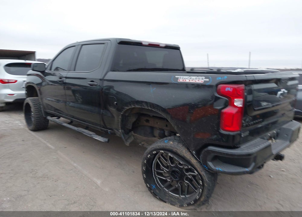 2021 CHEVROLET SILVERADO 1500 4WD SHORT BED CUSTOM TRAIL BOSS VIN: 3GCPYCEF1MG482744