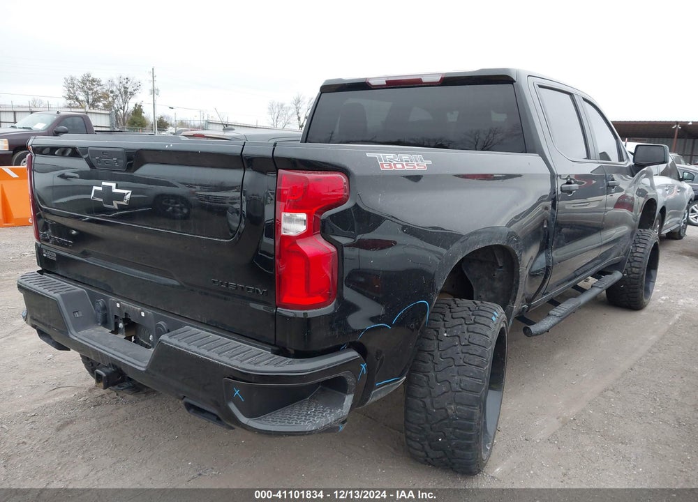 2021 CHEVROLET SILVERADO 1500 4WD SHORT BED CUSTOM TRAIL BOSS VIN: 3GCPYCEF1MG482744