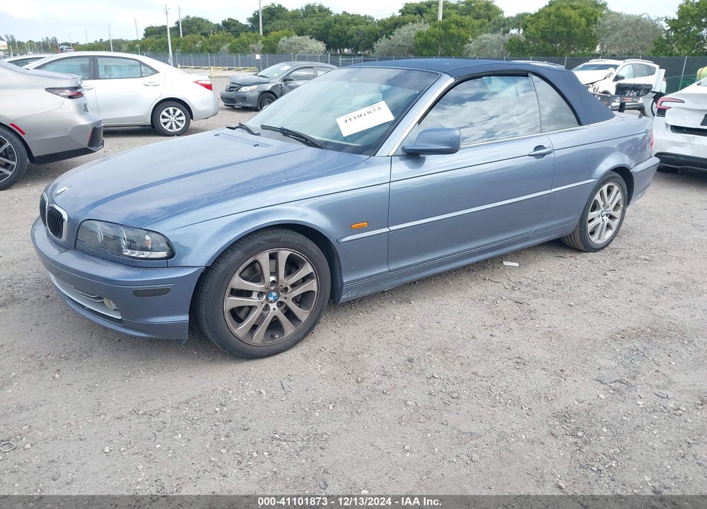 2001 BMW 330CI VIN: WBABS53491JU82684