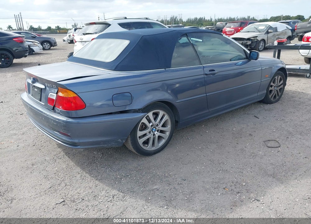 2001 BMW 330CI VIN: WBABS53491JU82684