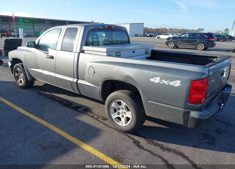 2007 DODGE DAKOTA SLT VIN: 1D7HW42K97S151561