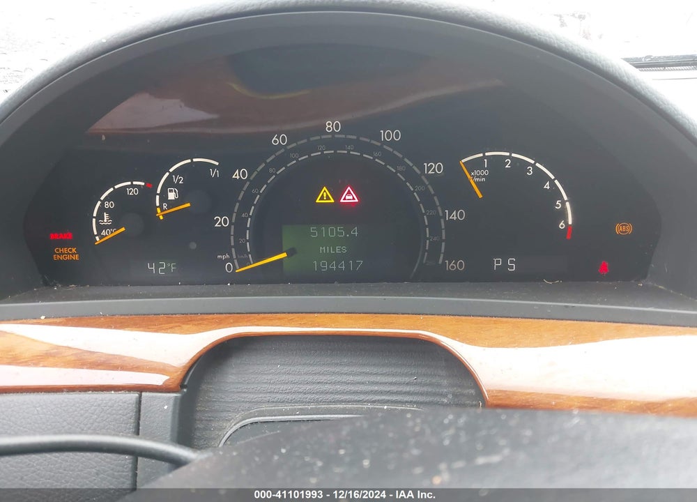 2002 MERCEDES-BENZ S 430 VIN: WDBNG70J72A286718