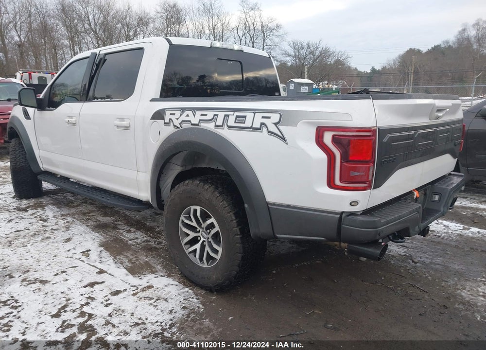 2018 FORD F-150 RAPTOR VIN: 1FTFW1RG3JFE52778