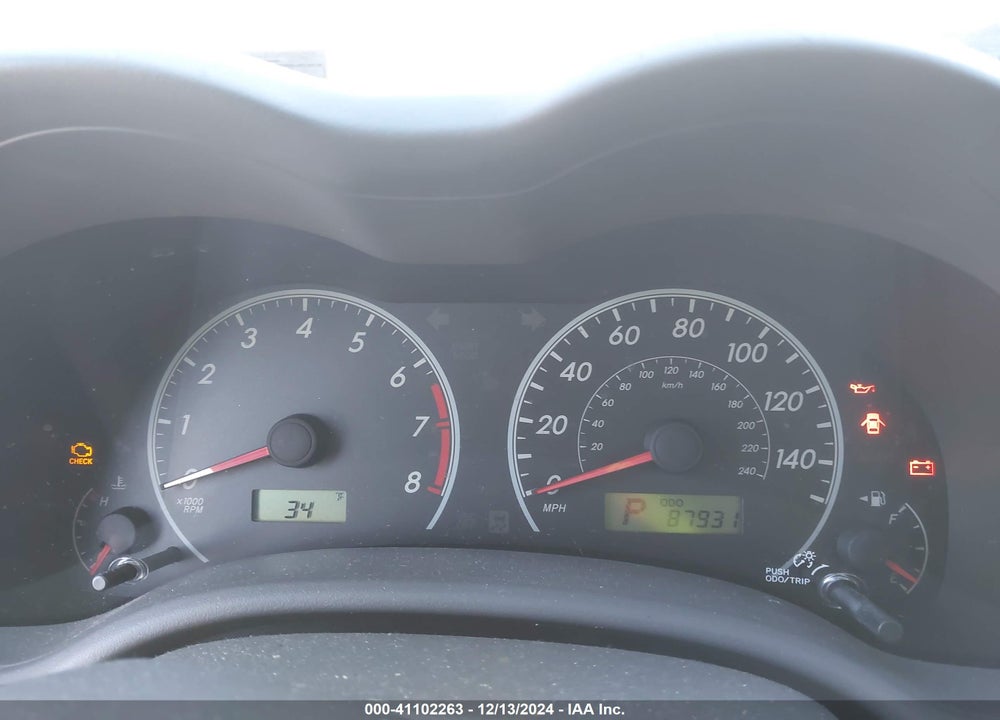 2010 TOYOTA COROLLA LE VIN: JTDBU4EE4A9104268
