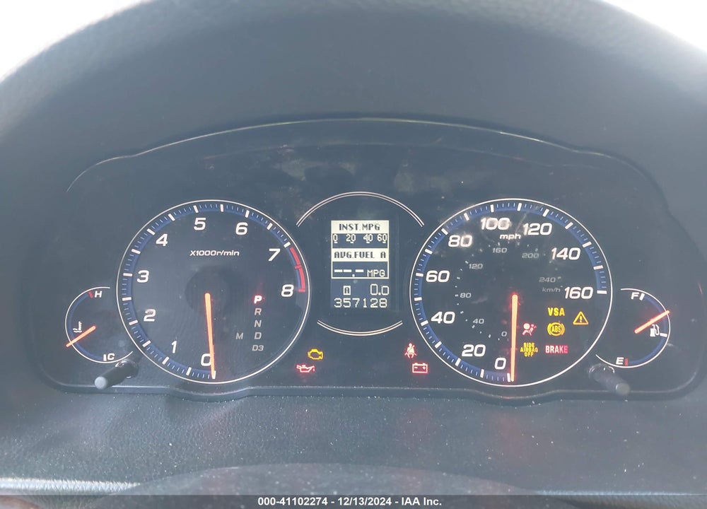2007 ACURA TSX VIN: JH4CL96957C000050