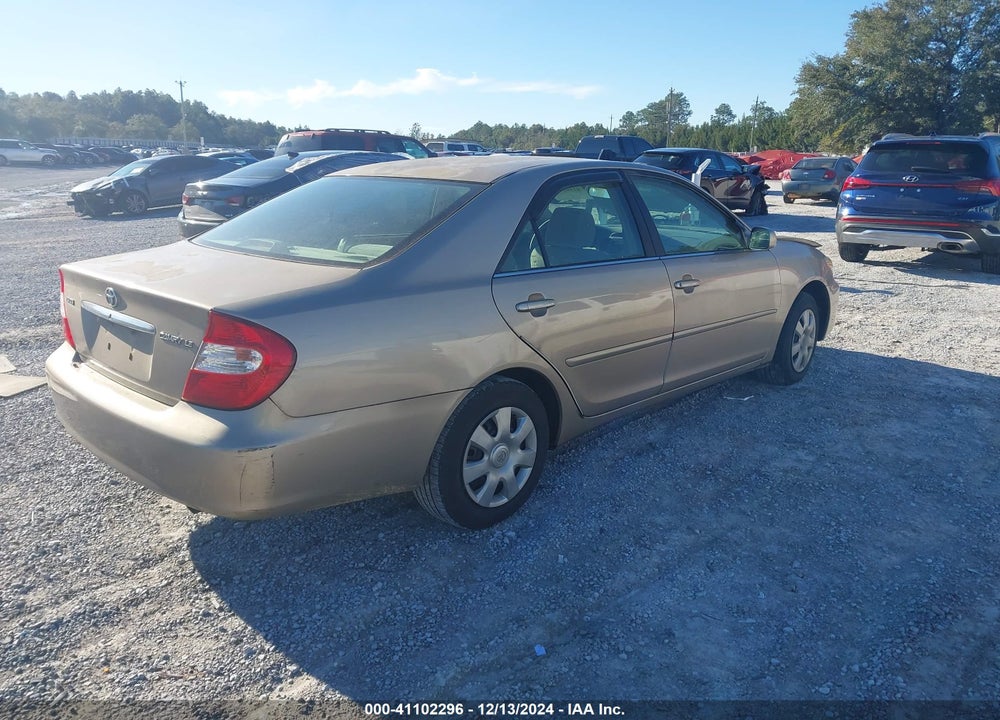 2002 TOYOTA CAMRY LE VIN: 4T1BE32KX2U103055