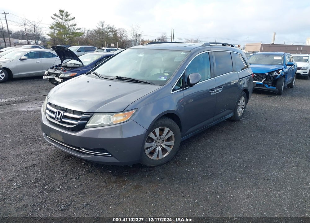 2015 HONDA ODYSSEY EX-L VIN: 5FNRL5H67FB011589