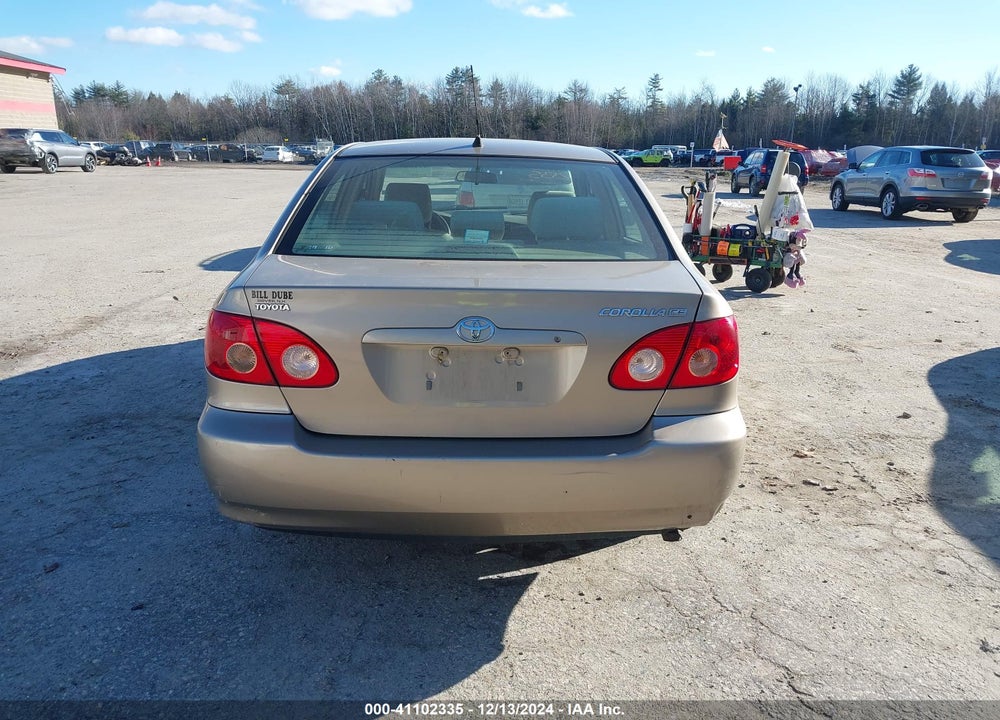 2005 TOYOTA COROLLA CE VIN: 2T1BR32EX5C381622