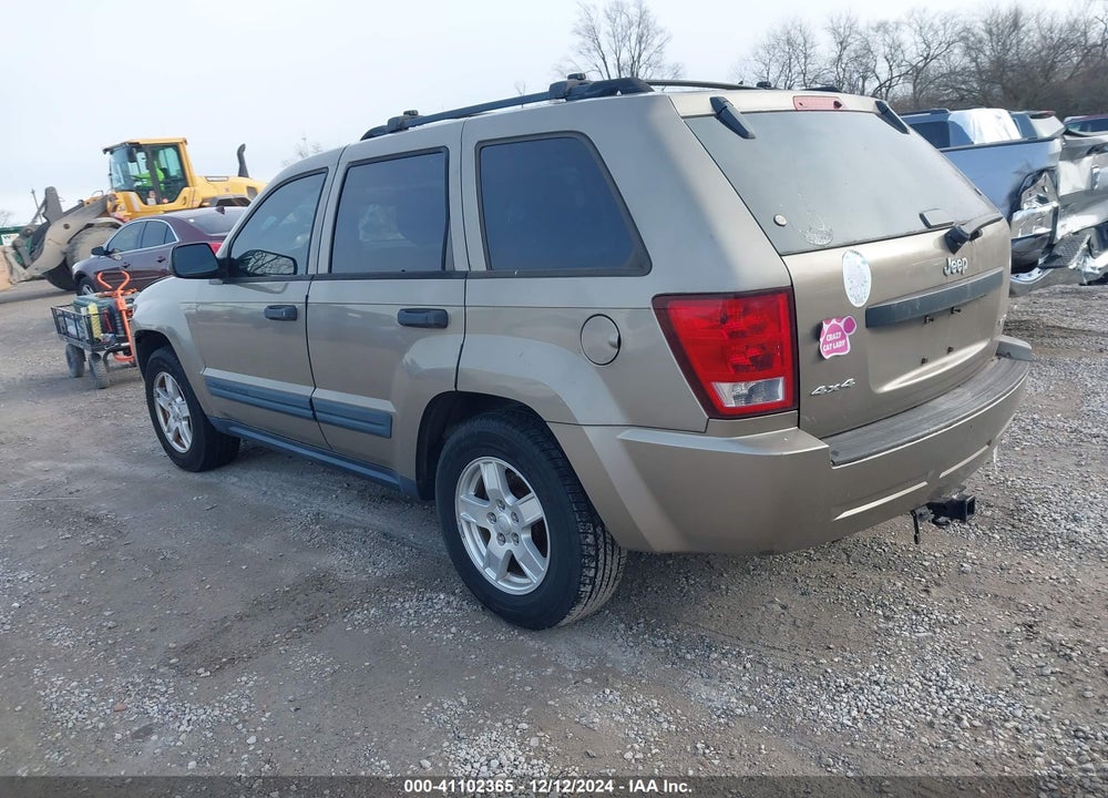 2005 JEEP GRAND CHEROKEE LAREDO VIN: 1J4GR48K25C713550