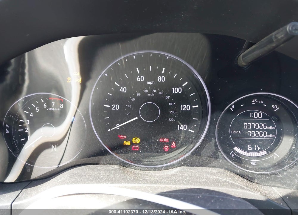 2022 HONDA HR-V 2WD LX VIN: 3CZRU5H39NM744850