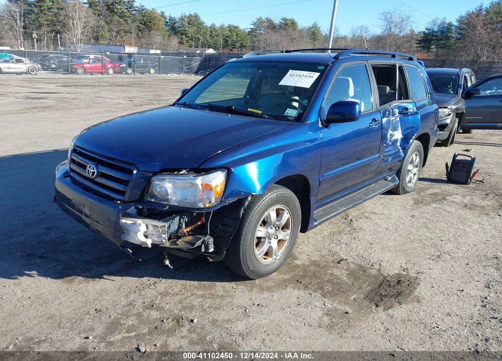 2005 TOYOTA HIGHLANDER V6 VIN: JTEEP21A650121803