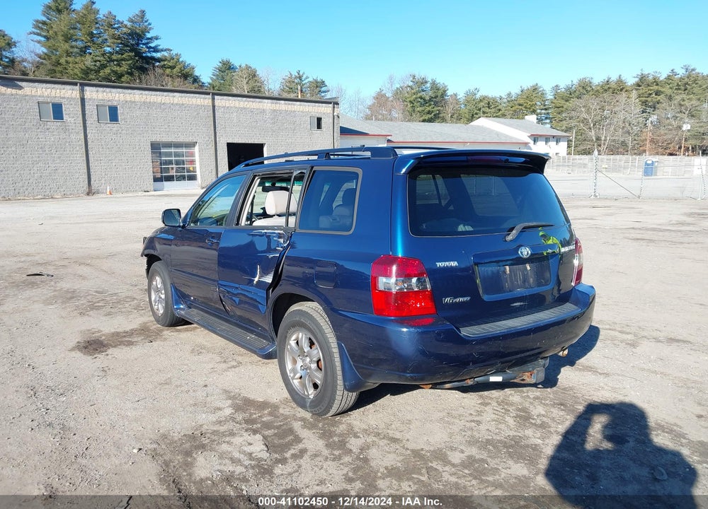 2005 TOYOTA HIGHLANDER V6 VIN: JTEEP21A650121803