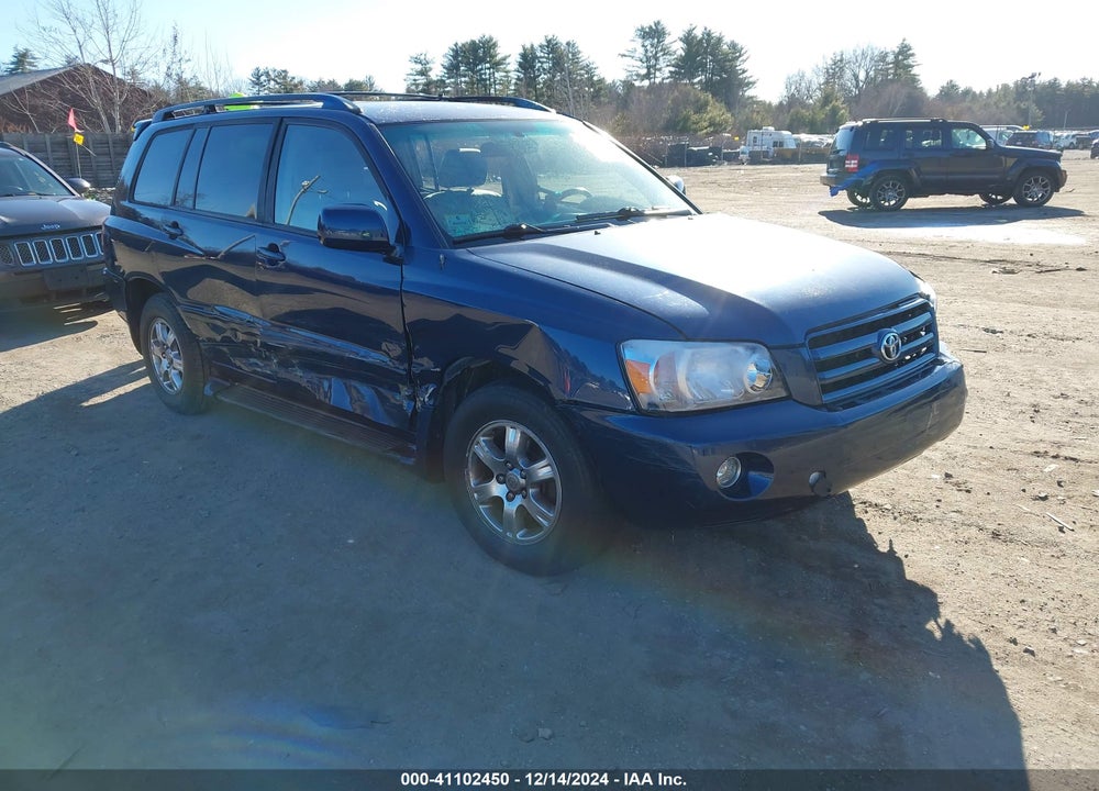 2005 TOYOTA HIGHLANDER V6 VIN: JTEEP21A650121803