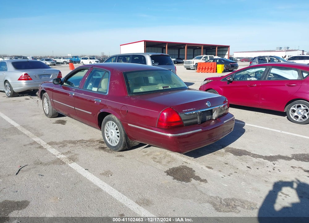 2007 MERCURY GRAND MARQUIS LS VIN: 2MEFM75V07X639453
