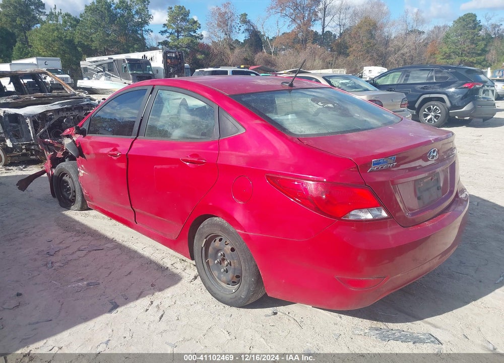 2017 HYUNDAI ACCENT SE VIN: KMHCT4AEXHU206321