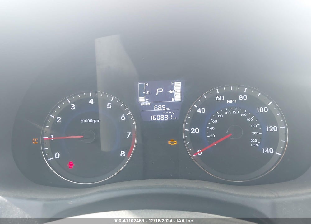 2017 HYUNDAI ACCENT SE VIN: KMHCT4AEXHU206321