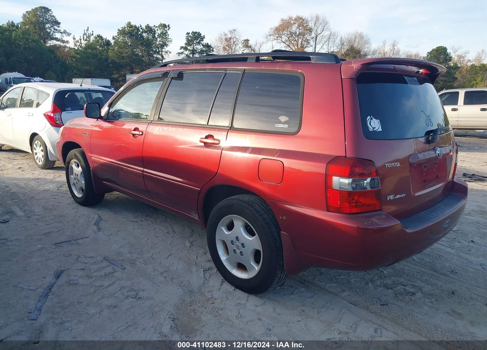 2005 TOYOTA HIGHLANDER LIMITED V6 VIN: JTEEP21A150125886