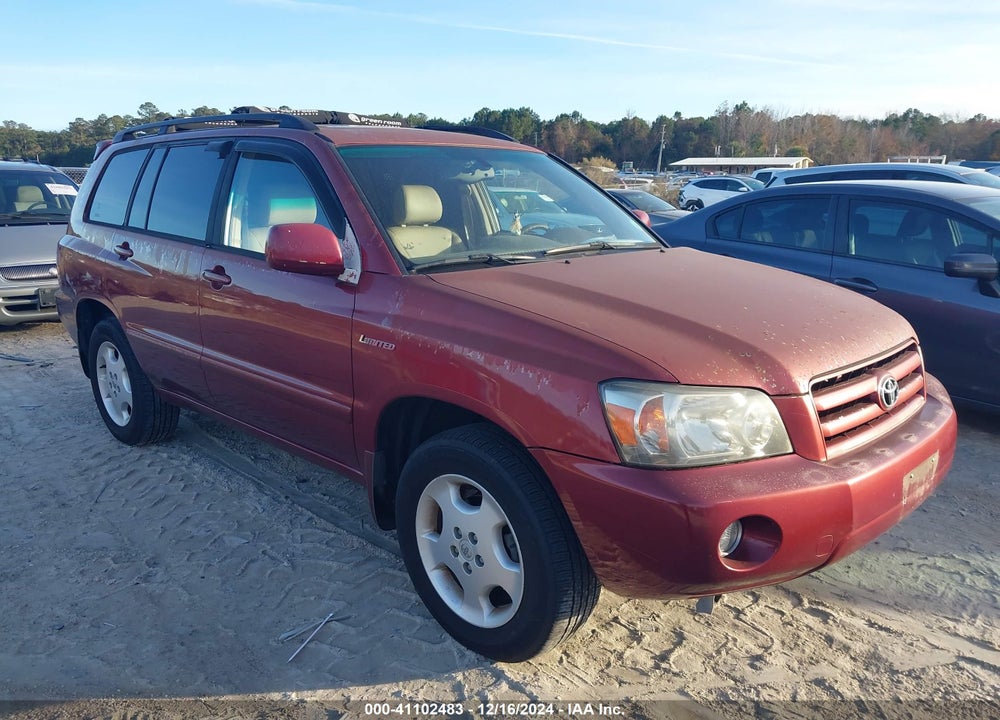 2005 TOYOTA HIGHLANDER LIMITED V6 VIN: JTEEP21A150125886