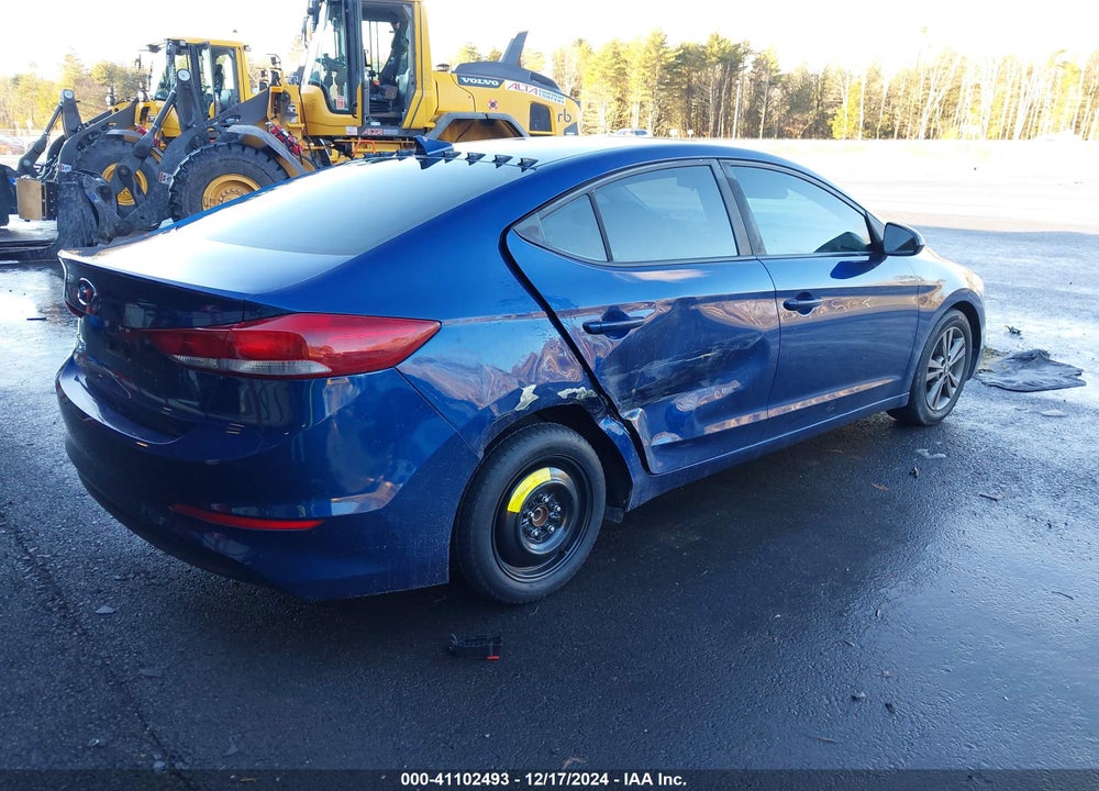 2018 HYUNDAI ELANTRA SEL VIN: 5NPD84LF3JH245882