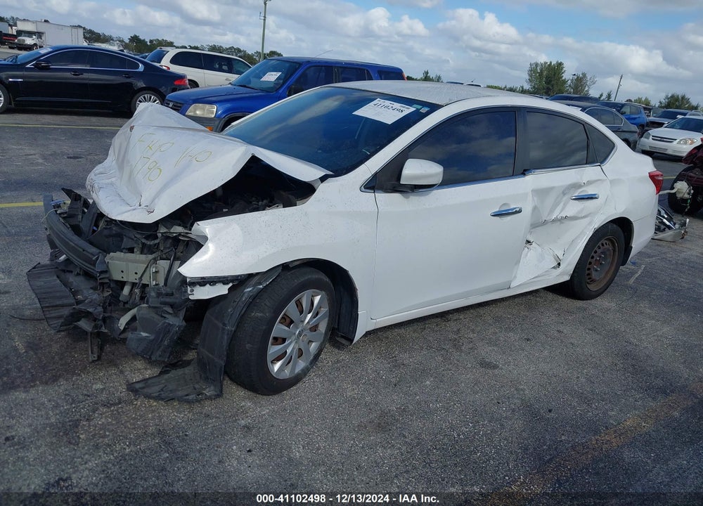 2017 NISSAN SENTRA SV VIN: 3N1AB7AP0HL717907