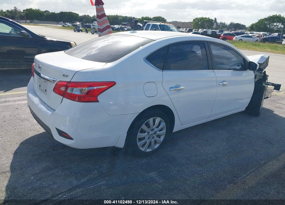 2017 NISSAN SENTRA SV VIN: 3N1AB7AP0HL717907