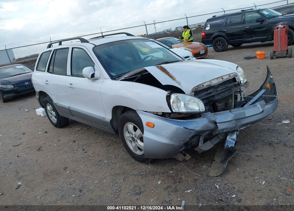 2005 HYUNDAI SANTA FE GLS VIN: KM8SC73D85U952005