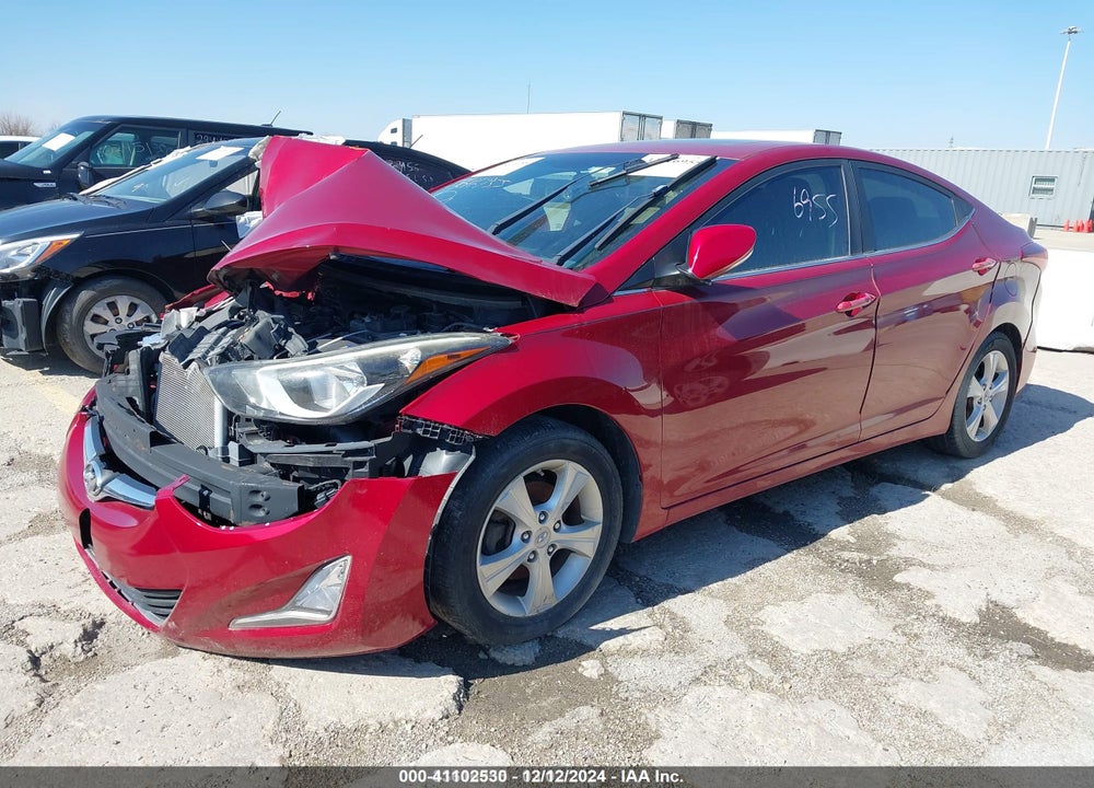 2016 HYUNDAI ELANTRA VIN: KMHDH4AEXGU624463