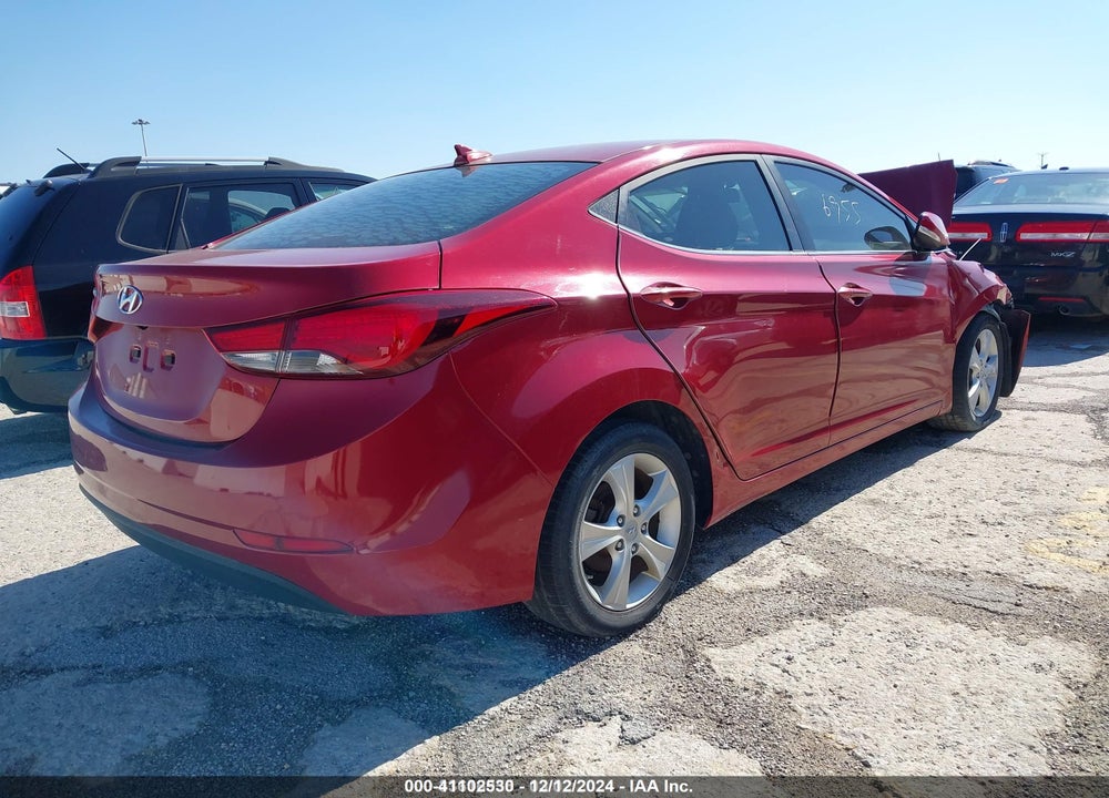 2016 HYUNDAI ELANTRA VIN: KMHDH4AEXGU624463
