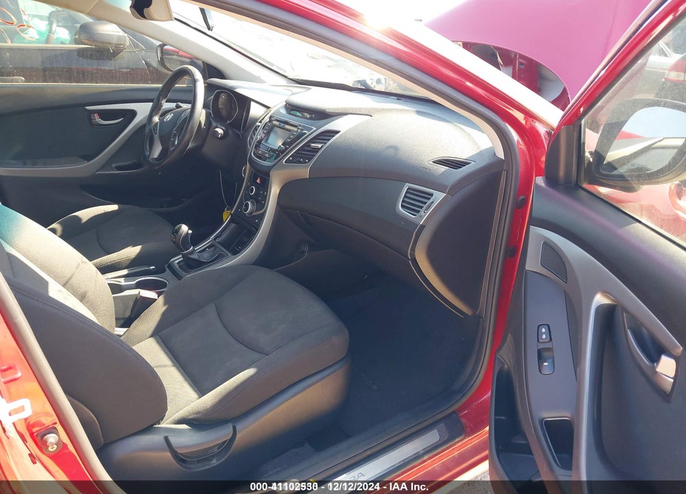 2016 HYUNDAI ELANTRA VIN: KMHDH4AEXGU624463