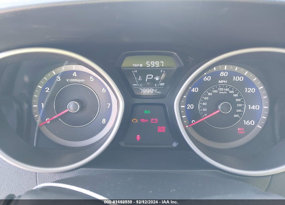 2016 HYUNDAI ELANTRA VIN: KMHDH4AEXGU624463
