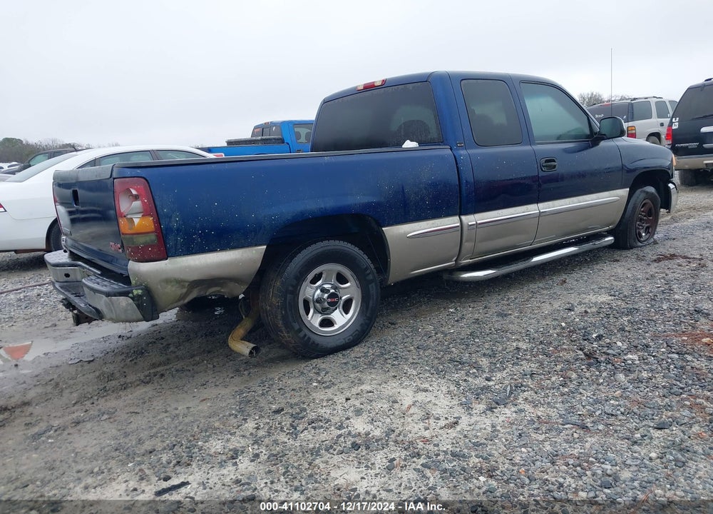 2002 GMC SIERRA 1500 SLE VIN: 2GTEC19V321376474