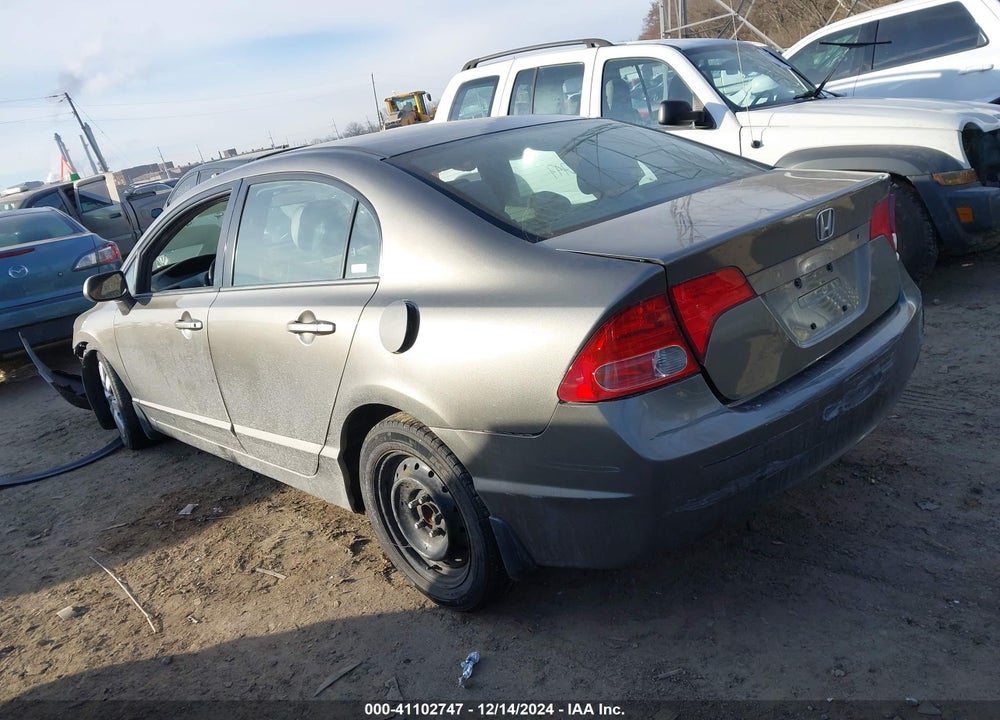 2008 HONDA CIVIC LX VIN: 2HGFA16578H315838