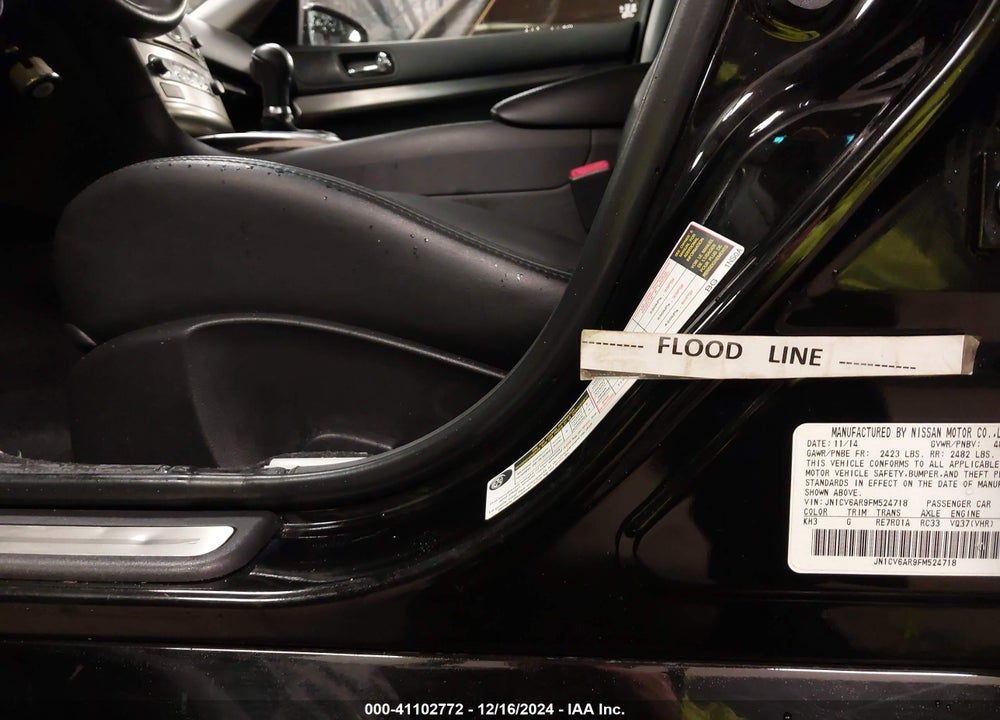 2015 INFINITI Q40 VIN: JN1CV6AR9FM524718