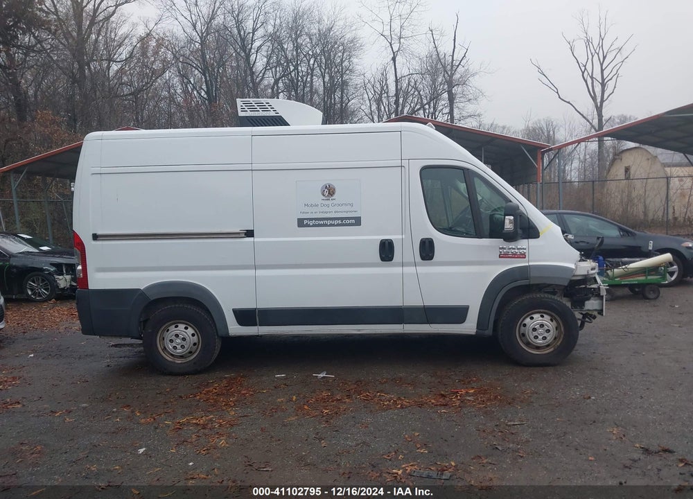 2018 RAM PROMASTER 1500 136 WB VIN: 3C6TRVBG7JE104978