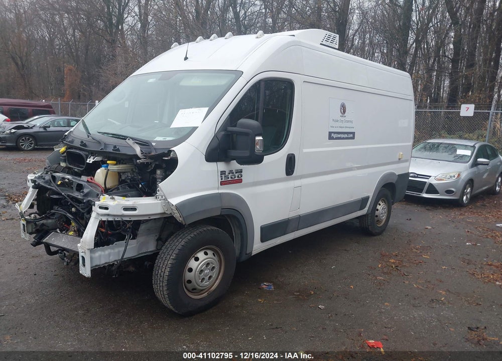 2018 RAM PROMASTER 1500 136 WB VIN: 3C6TRVBG7JE104978