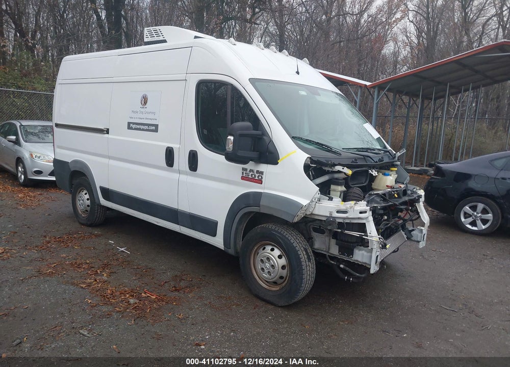 2018 RAM PROMASTER 1500 136 WB VIN: 3C6TRVBG7JE104978