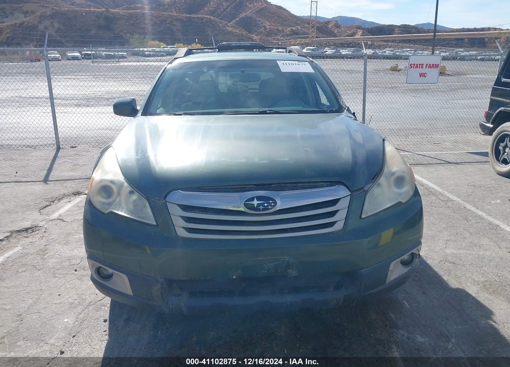 2011 SUBARU OUTBACK 2.5I PREMIUM VIN: 4S4BRBCC6B3436946