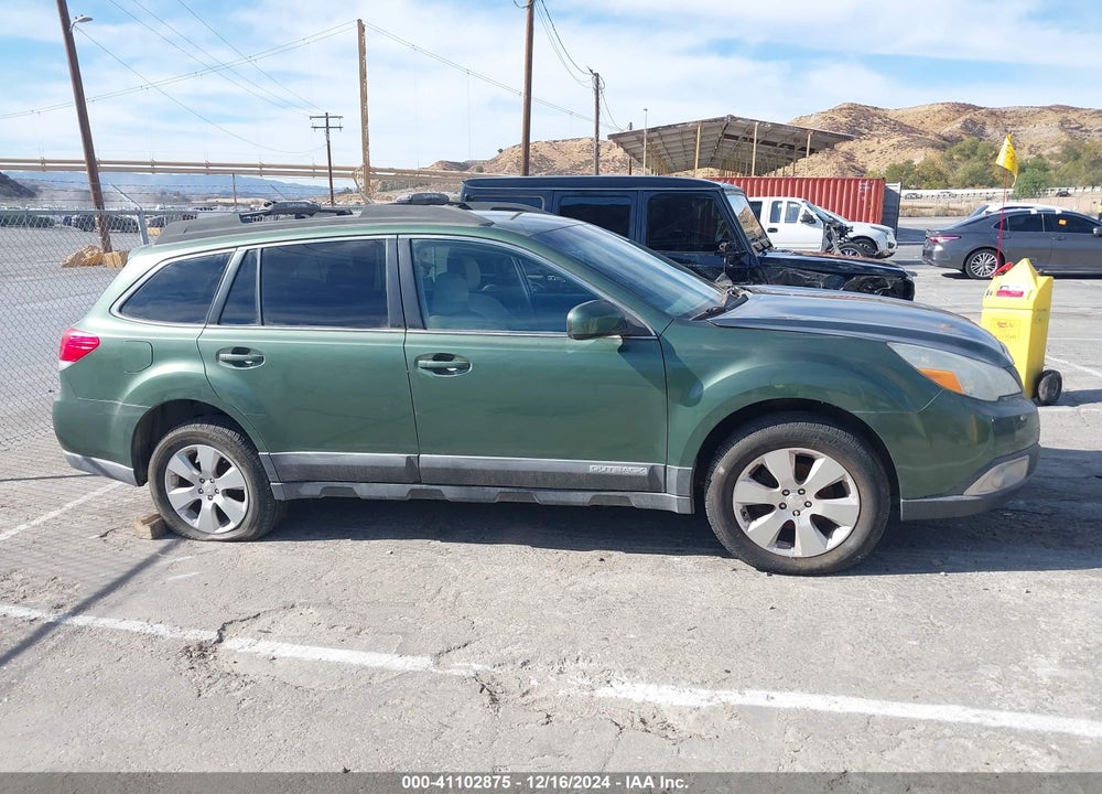 2011 SUBARU OUTBACK 2.5I PREMIUM VIN: 4S4BRBCC6B3436946