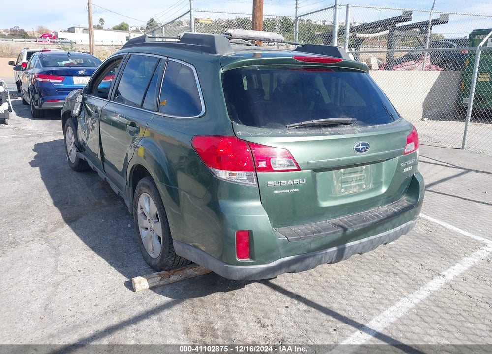 2011 SUBARU OUTBACK 2.5I PREMIUM VIN: 4S4BRBCC6B3436946