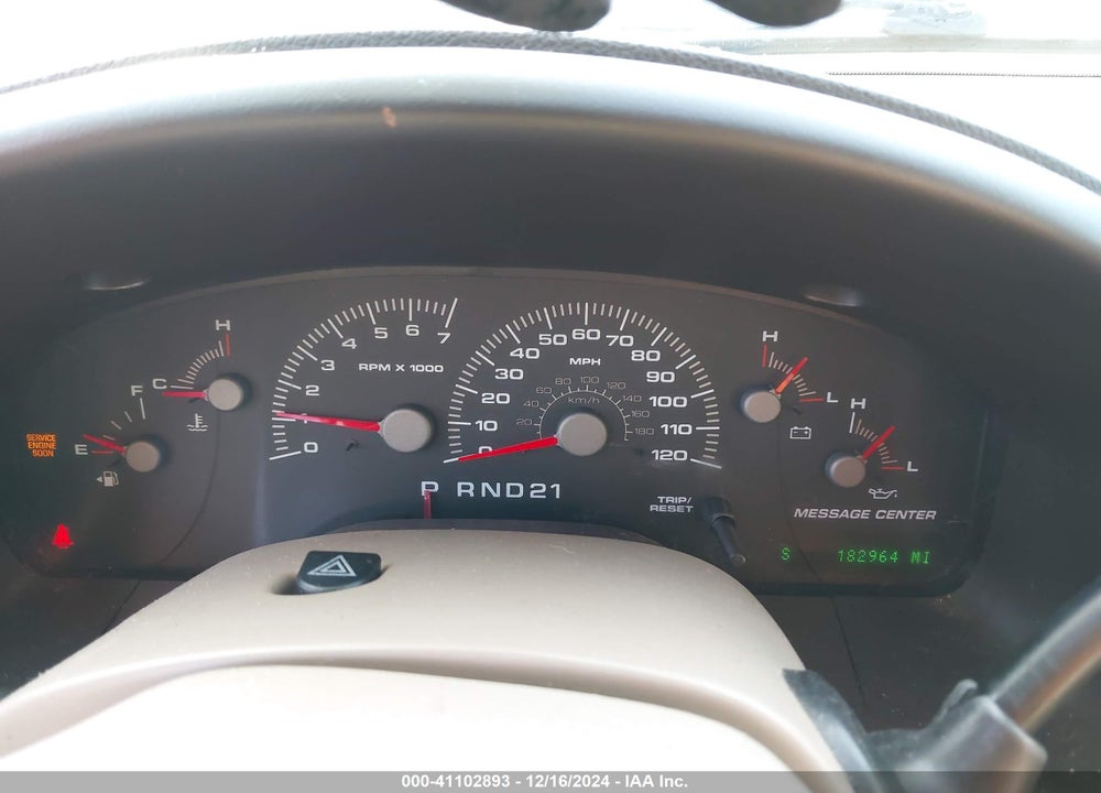 2004 FORD EXPEDITION EDDIE BAUER VIN: 1FMFU18L74LA53605