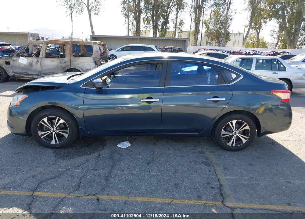 2014 NISSAN SENTRA S VIN: 3N1AB7AP8EL607411