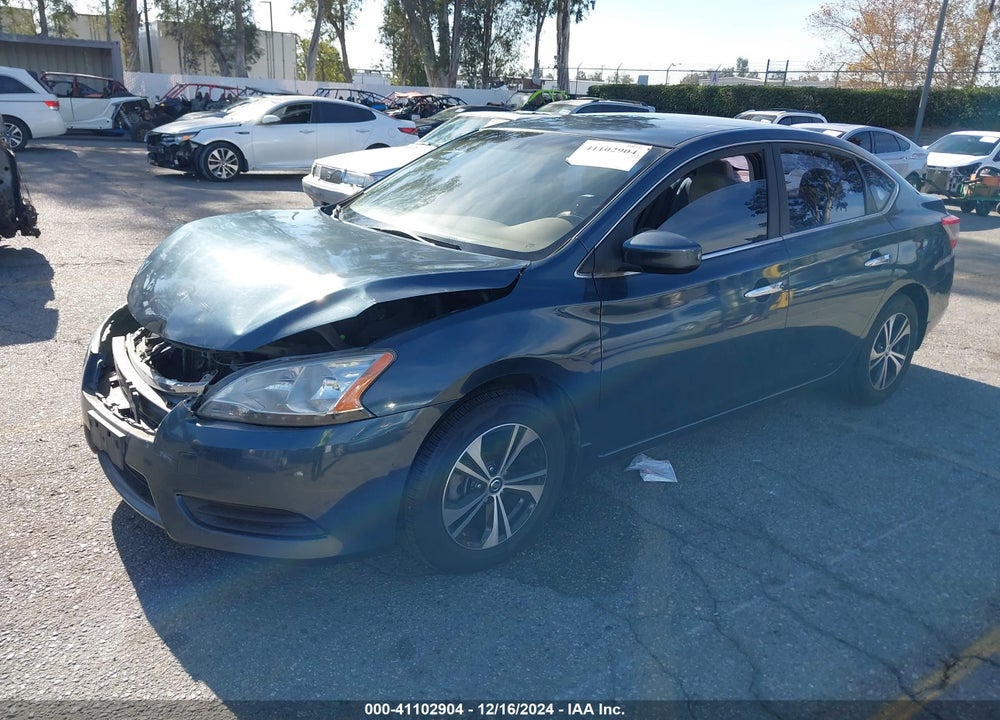 2014 NISSAN SENTRA S VIN: 3N1AB7AP8EL607411