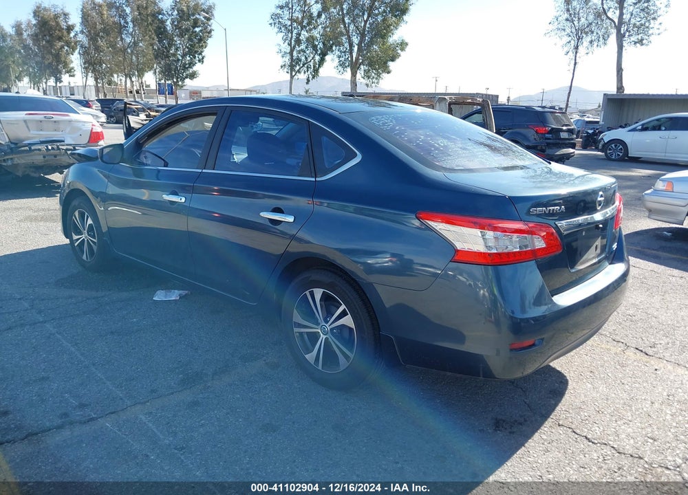 2014 NISSAN SENTRA S VIN: 3N1AB7AP8EL607411
