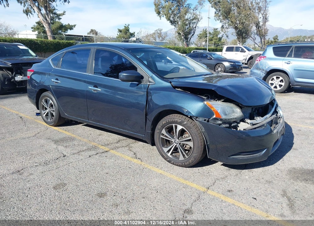 2014 NISSAN SENTRA S VIN: 3N1AB7AP8EL607411