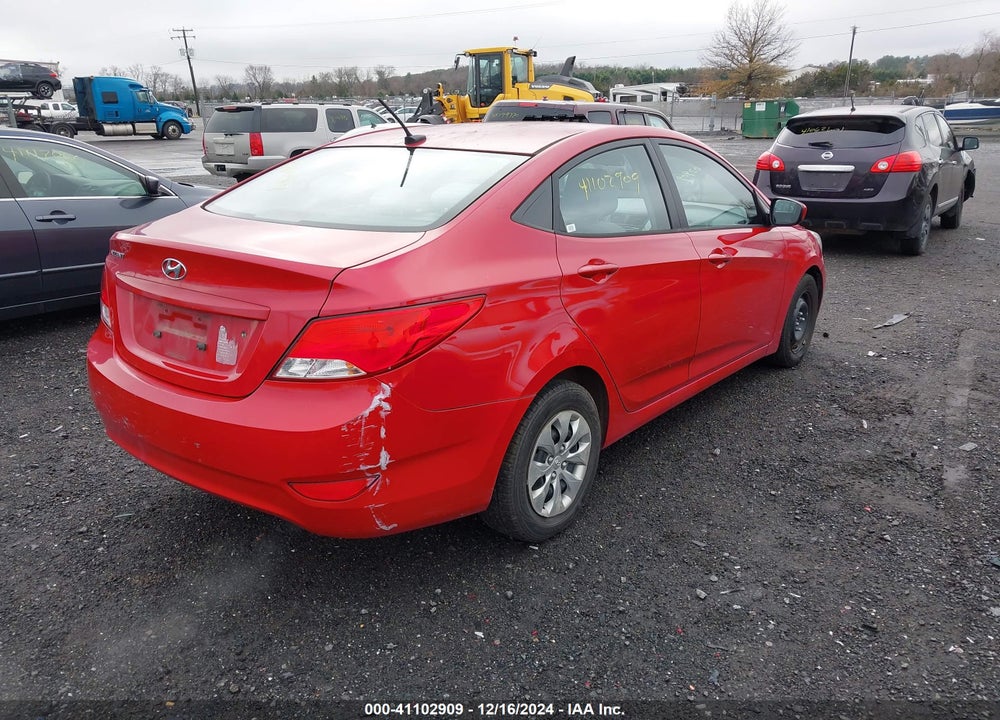 2016 HYUNDAI ACCENT SE VIN: KMHCT4AE0GU983301