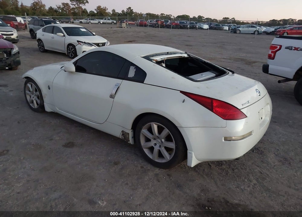2003 NISSAN 350Z TOURING VIN: JN1AZ34E43T010389