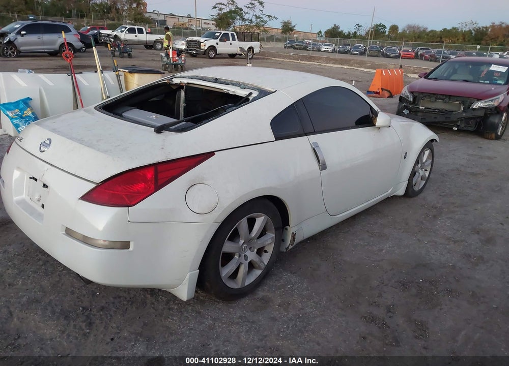 2003 NISSAN 350Z TOURING VIN: JN1AZ34E43T010389